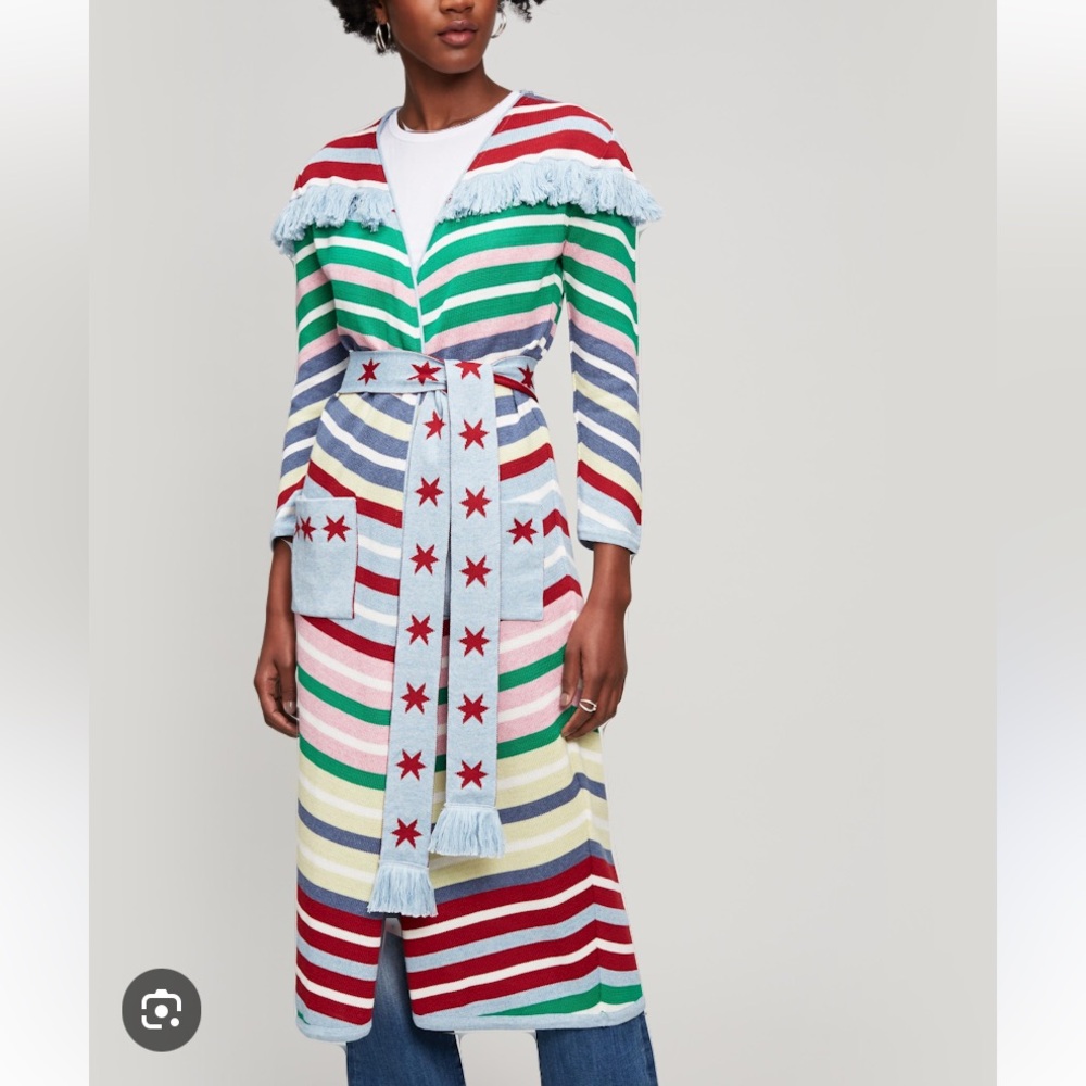 Hayley Menzies Jacquard Sweater Duster